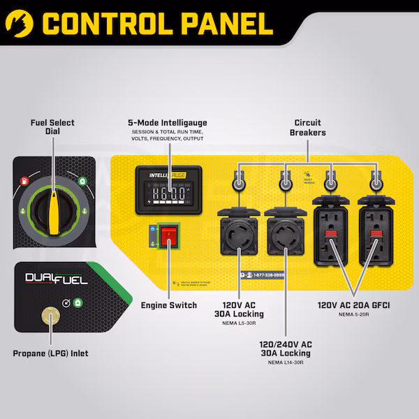 Champion 7500 Watt Portable Generator 100891 - Image 4