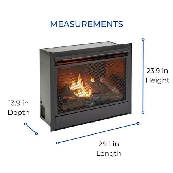 Duluth Forge Dual Fuel Ventless Gas Fireplace Insert - Image 7