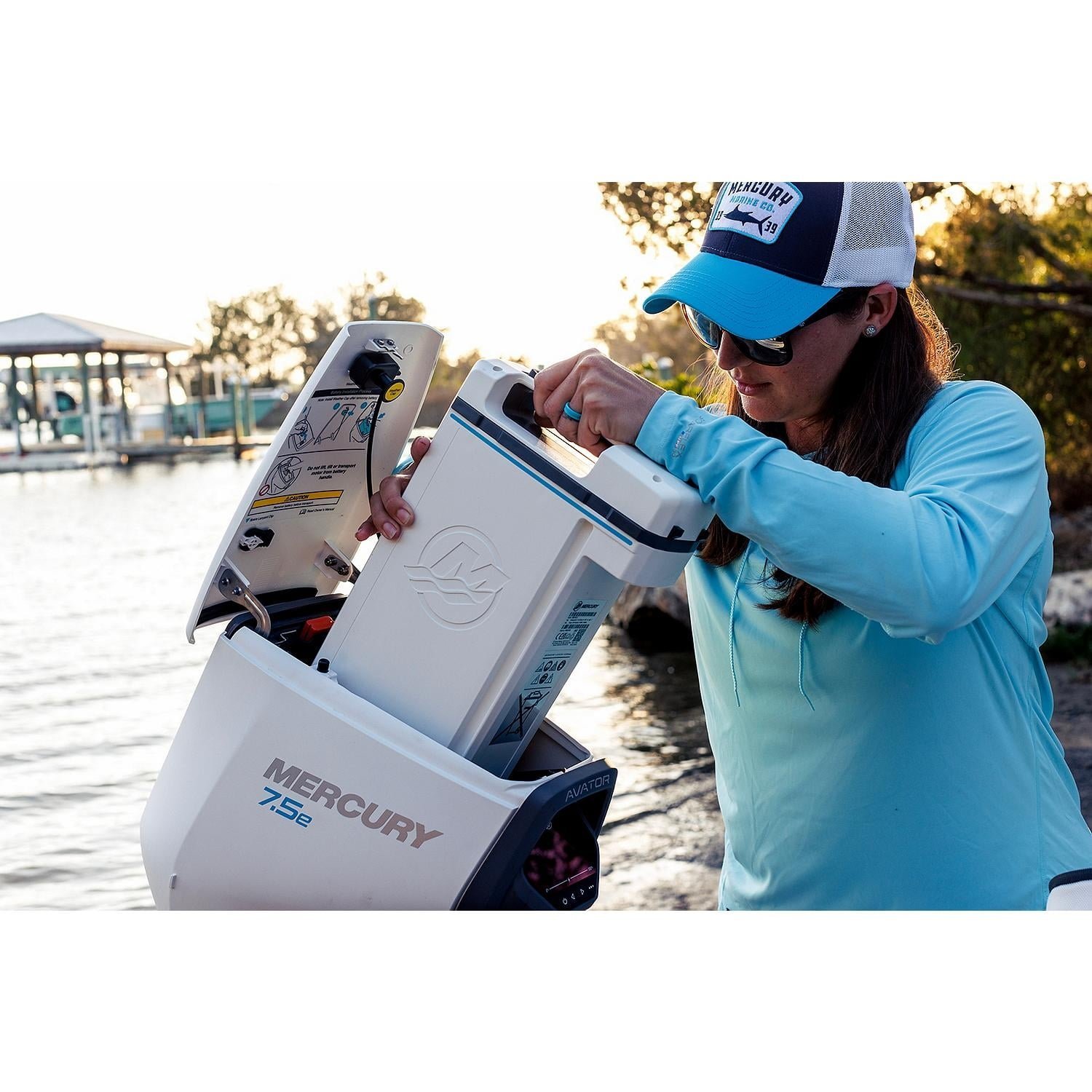 Mercury Avator 7.5e Tiller Electric Outboard Motor Kit - Image 7