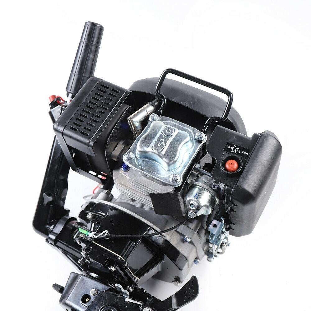 Hangkai Water Cooled 2 Stroke 6HP Outboard Motor Petrol Powered Engine - Image 4