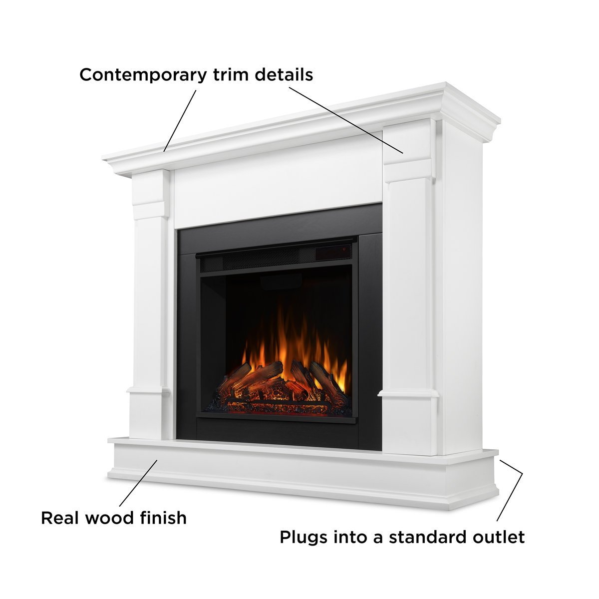 Real Flame 48″ Silverton Electric Fireplace - Image 8