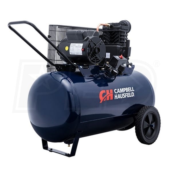 Campbell Hausfeld 3.7-HP 30-Gallon Cast-Iron Air Compressor VT6271 - Image 2