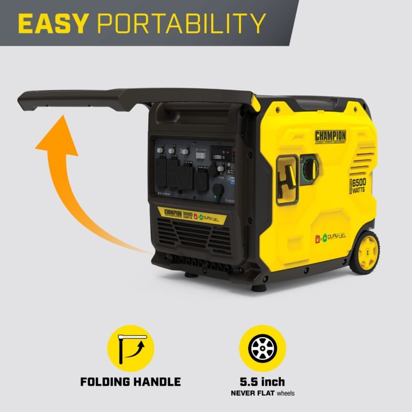 Champion Power Equipment 6500W Dual Fuel Port Inverter Generator 201532 - Image 3