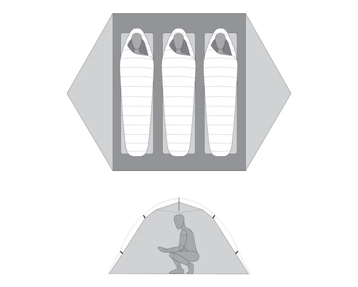 MSR Hubba Hubba LT 3 Backpacking Tent - Image 6