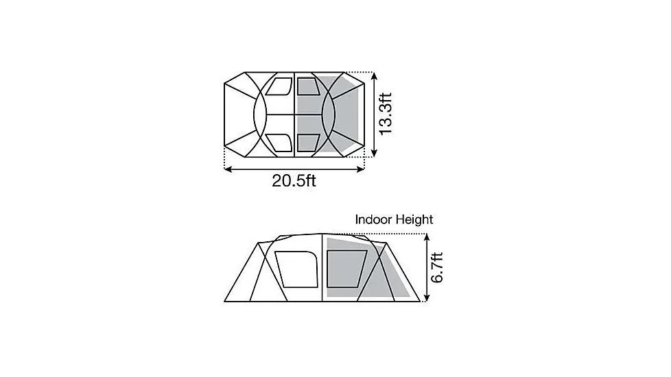 Snow Peak Land Lock Shelter Tent - Image 6