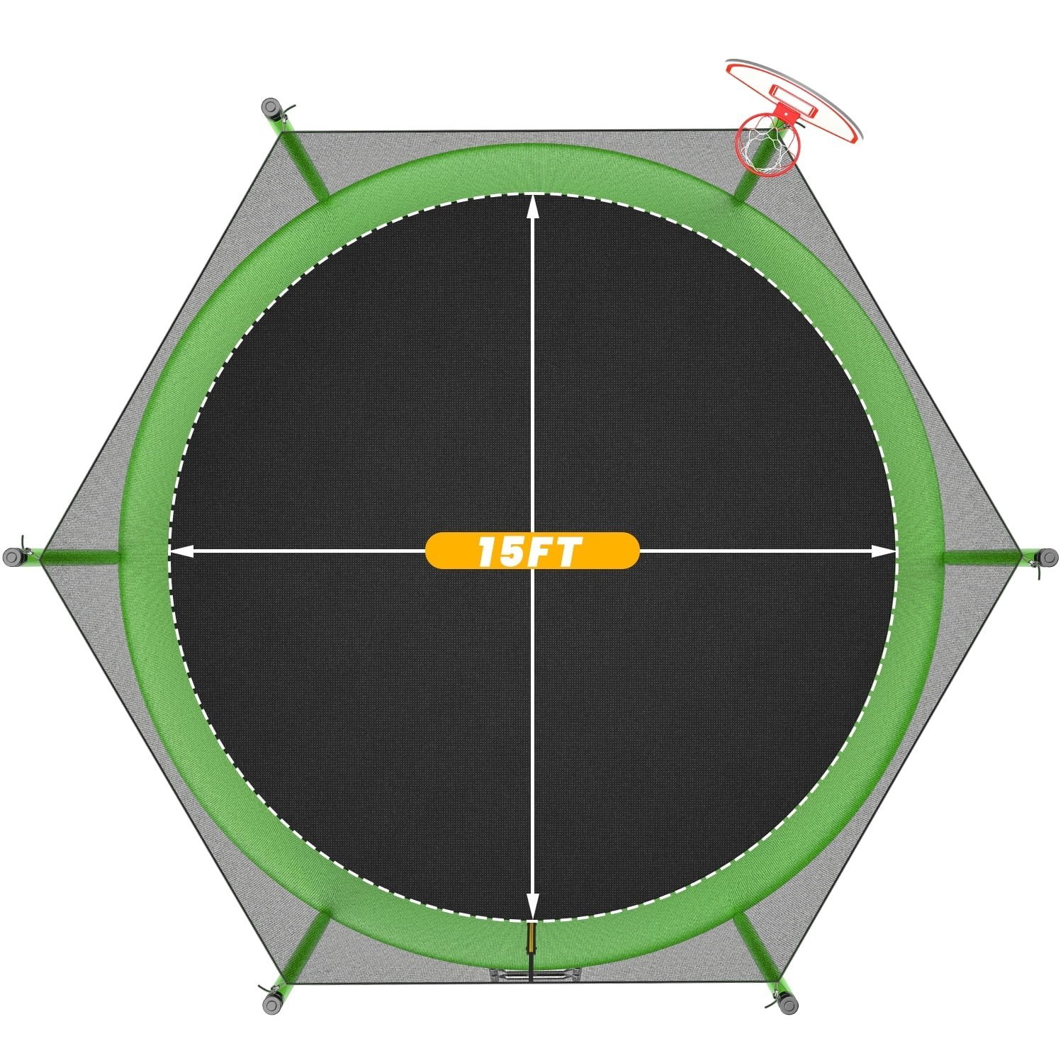 JumpFlex HERO 15ft Trampoline