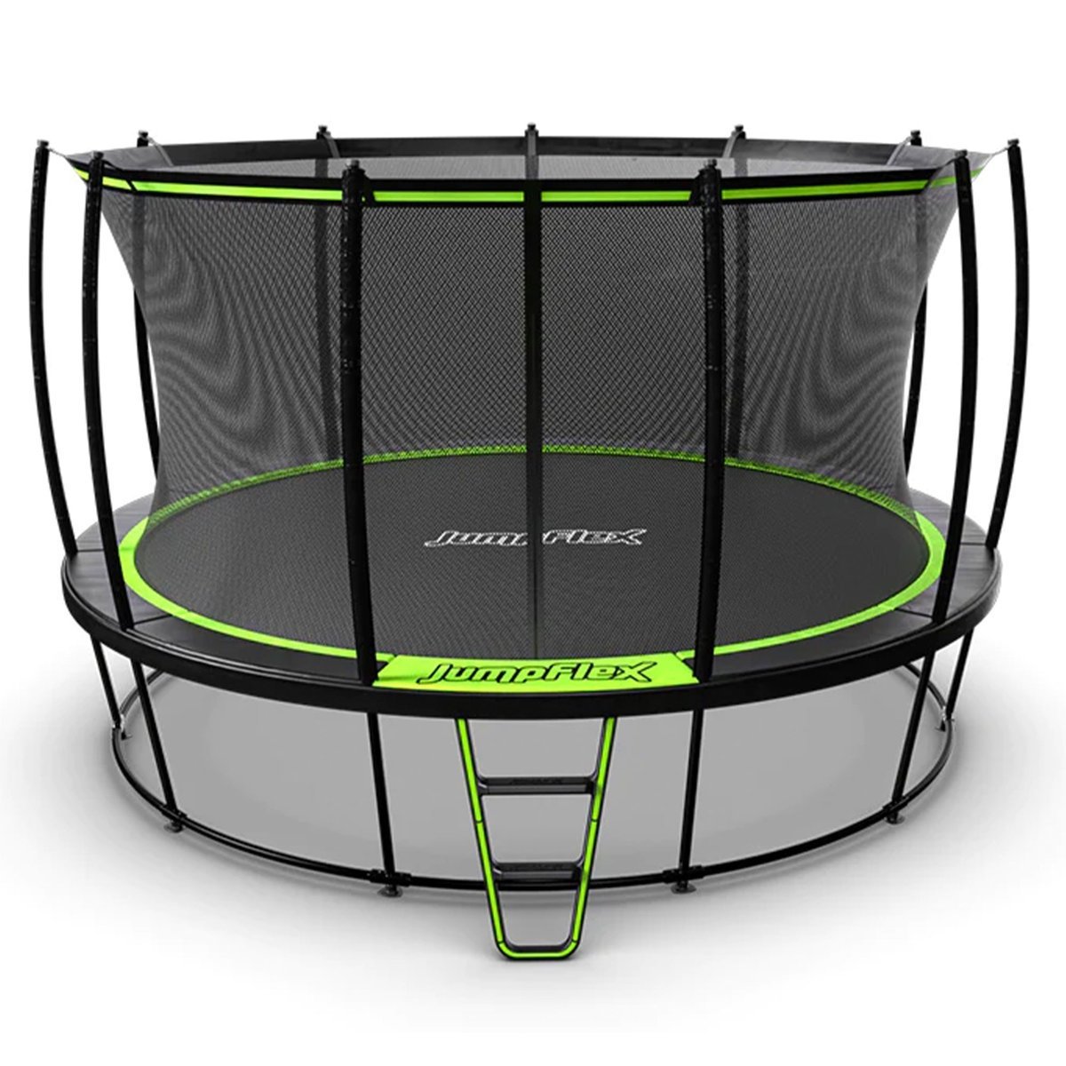 JumpFlex Hero Round Outdoor Backyard Trampoline