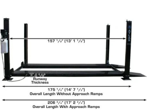 Atlas Garage PRO8000 8,000 lb 4-Post Lift - Image 6