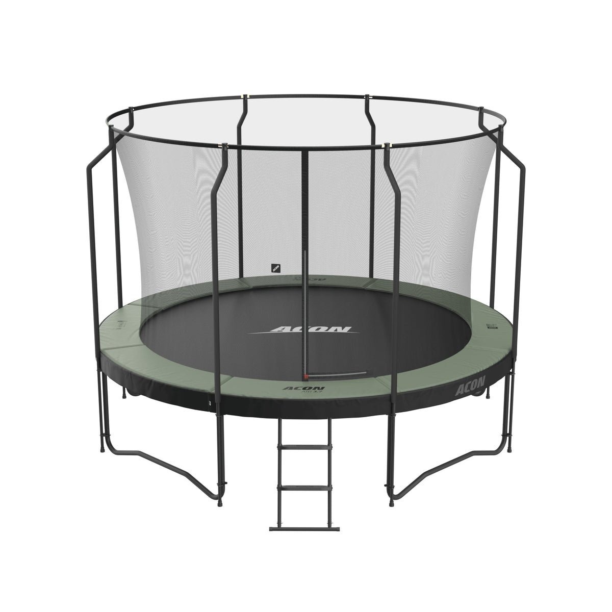 Acon Air 12ft Round Trampoline with Premium Net and Ladder