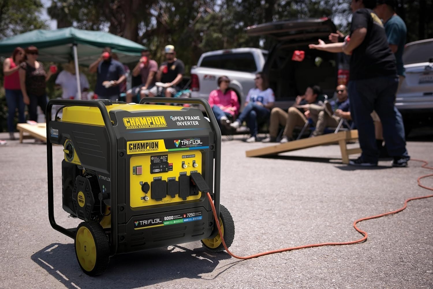 Champion 201176 9000W Tri-Fuel Open Frame Inverter Generator - Image 4