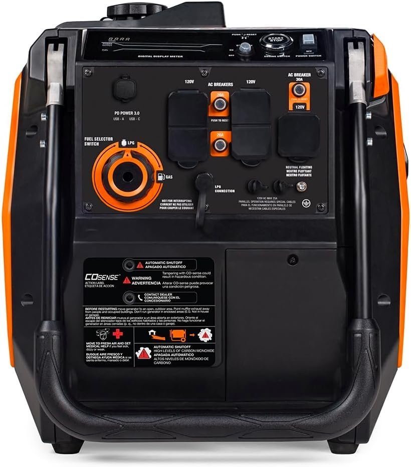 Generac iQ5200 5200W Dual Fuel Portable Inverter Generator - Image 2