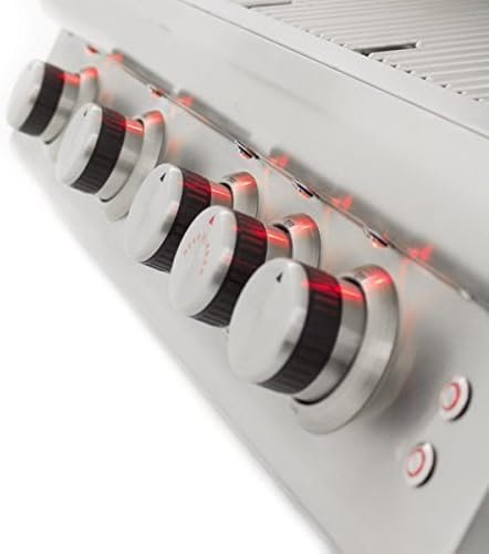 Blaze 32 Inch 4-Burner LTE Gas Grill with Rear Burner and Built-in Lighting System - Image 4