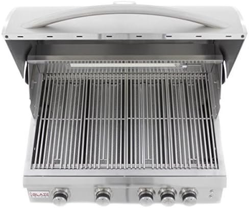 Blaze 32 Inch 4-Burner LTE Gas Grill with Rear Burner and Built-in Lighting System - Image 2