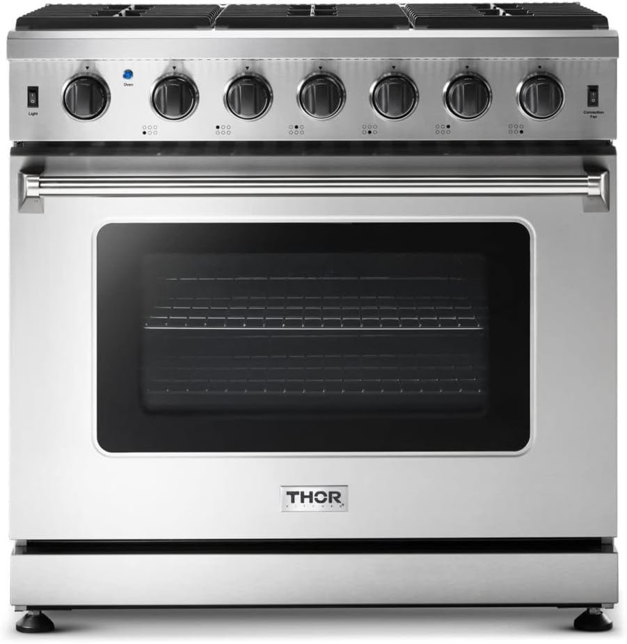 Thor Kitchen 36-Inch Gas Range LRG3601U