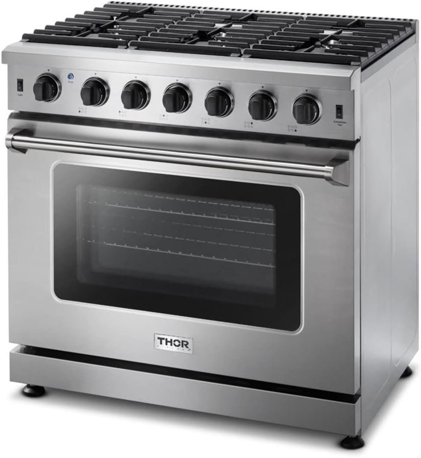 Thor Kitchen 36-Inch Gas Range LRG3601U - Image 6