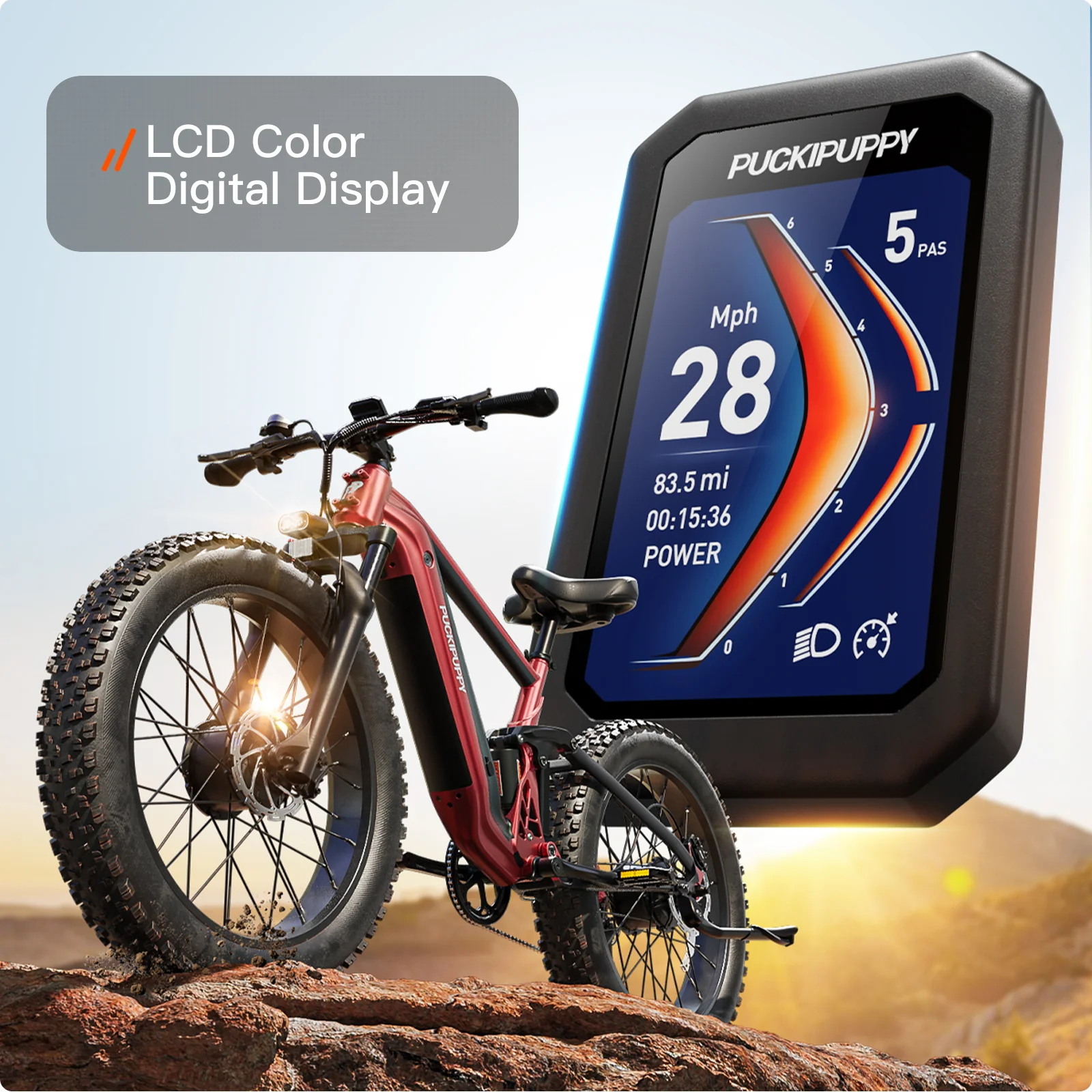 PUCKIPUPPY GoldenR Dual-Motor E-Bike - Image 2