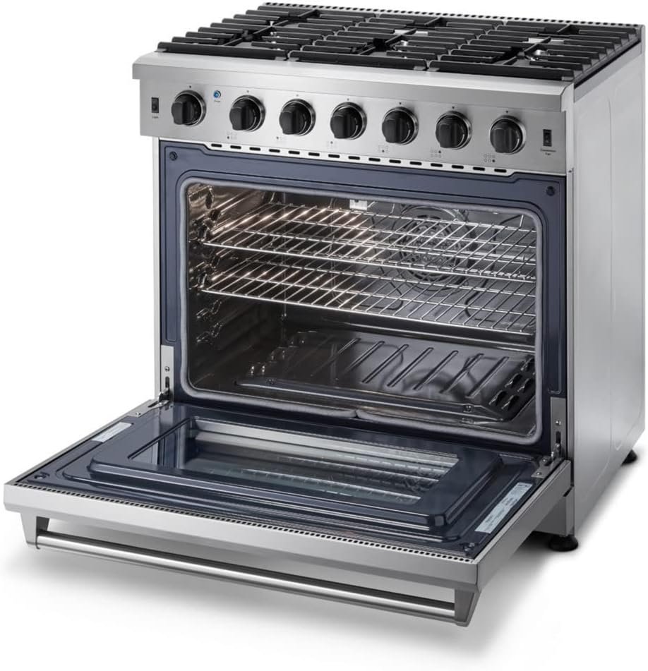 Thor Kitchen 36-Inch Gas Range LRG3601U - Image 5