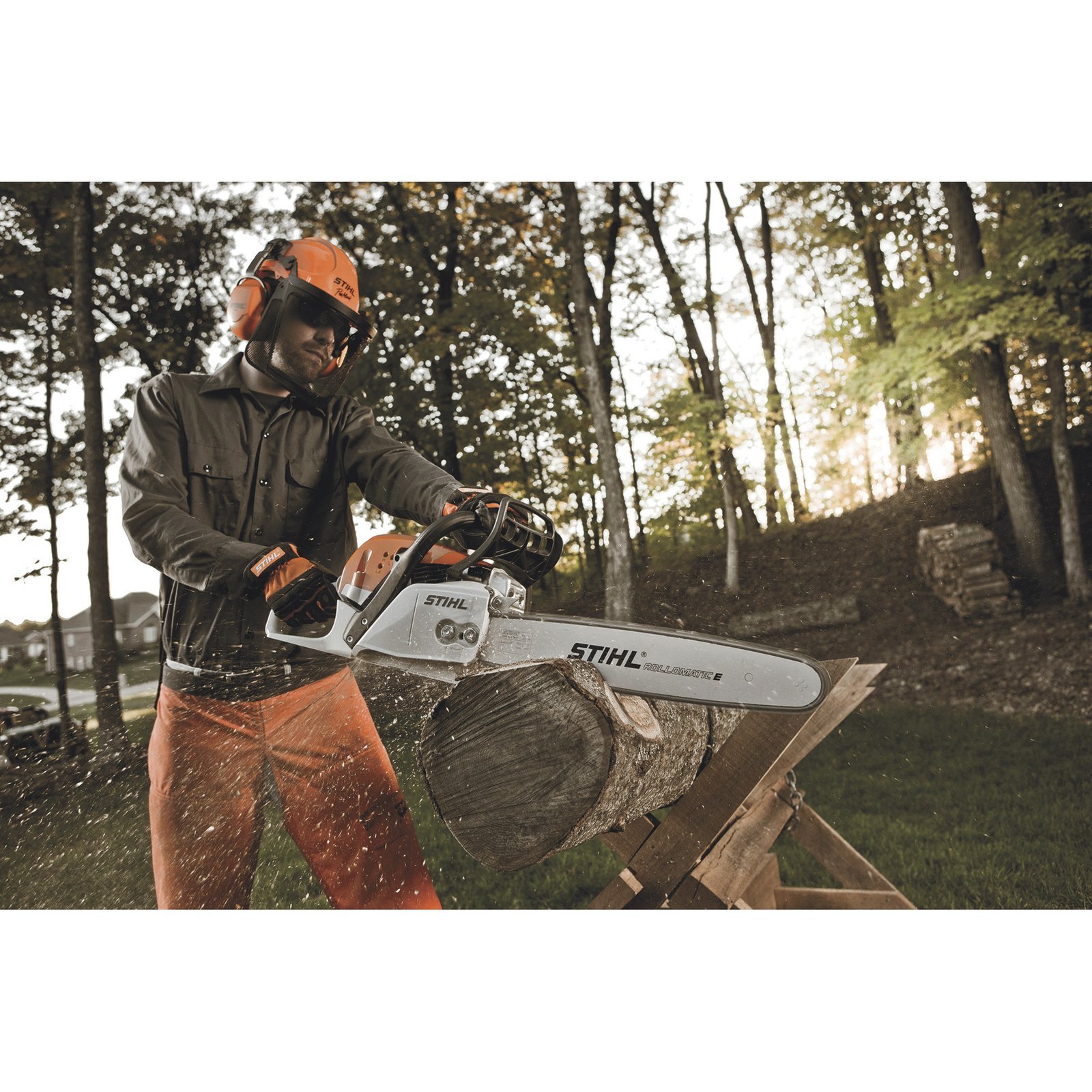 Stihl Gas-Powered Chainsaw, 20in. Bar, 55.5cc, 0.325in. Chain Pitch, Model# MS 291 20 - Image 8