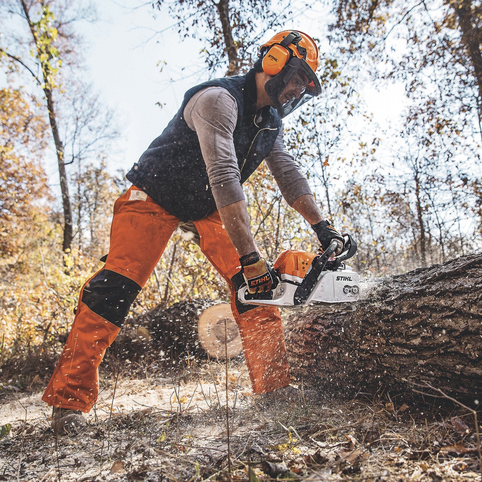 Stihl Gas-Powered Chainsaw, 20in. Bar, 64.1cc, 3/8in. Chain Pitch, Model# MS 391 - Image 5