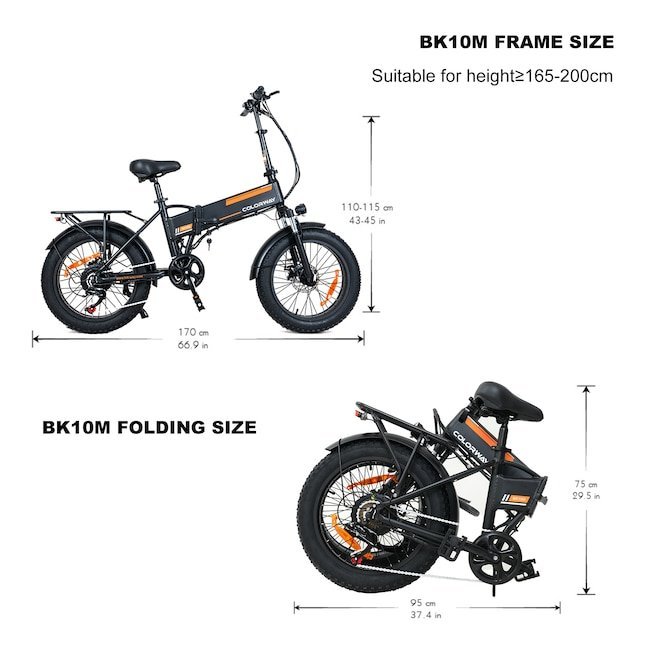 Colorway ORANGE Electric Bike - Image 2