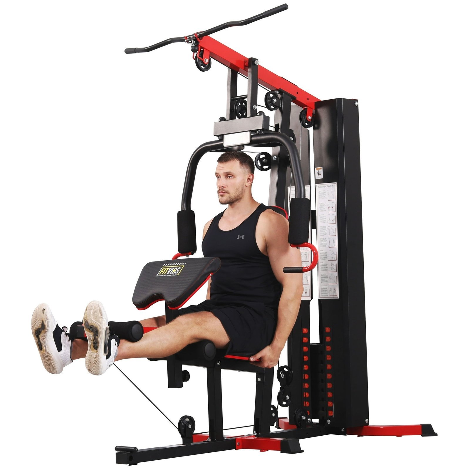 Fitvids LX750 Multifunctional Full Home Gym System Workout Station - Image 4