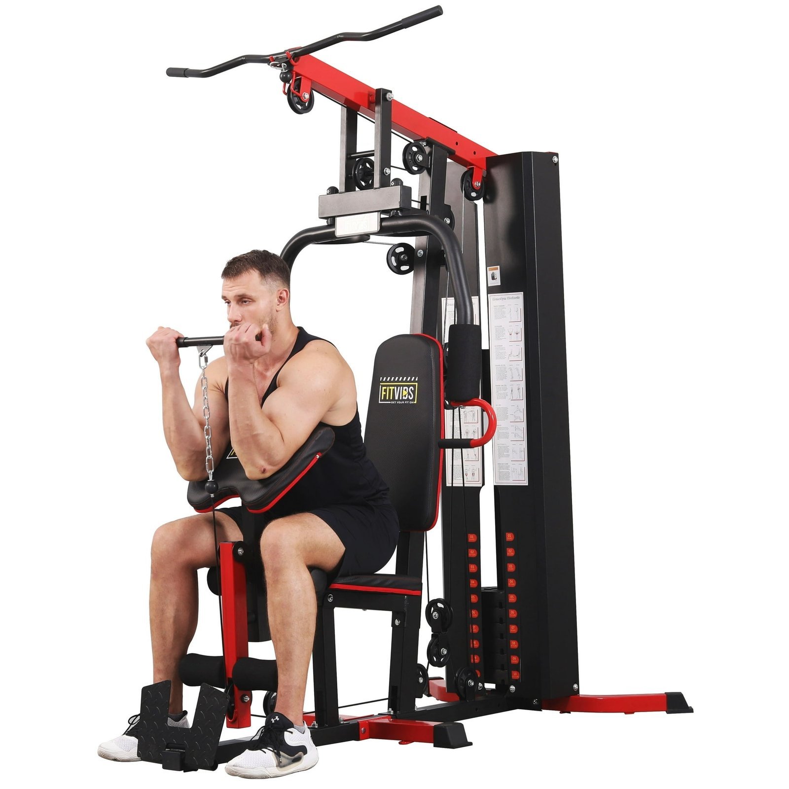 Fitvids LX750 Multifunctional Full Home Gym System Workout Station - Image 7