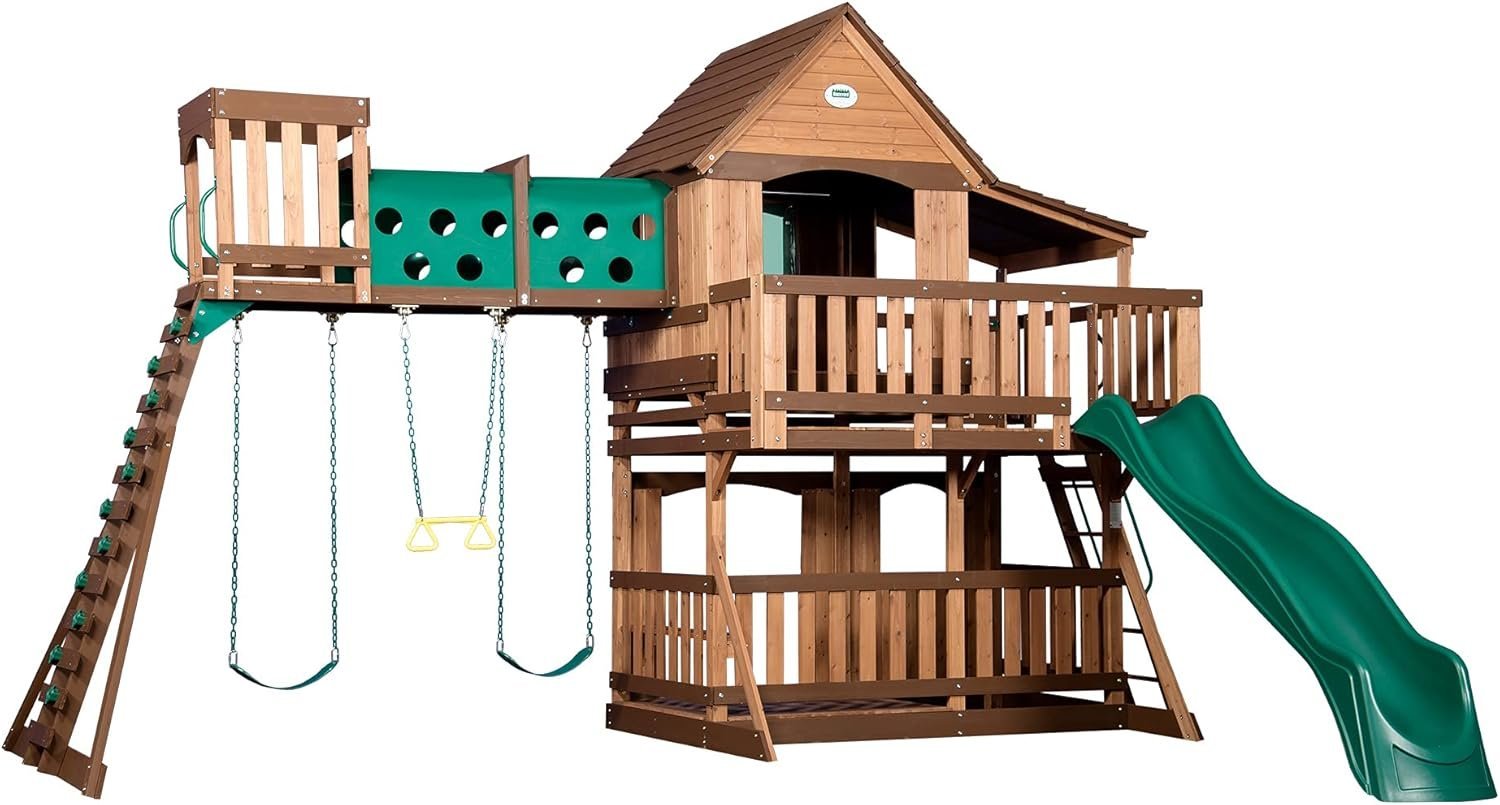 Backyard Discovery Woodridge Elite Cedar Swing Set/Playset - Image 7