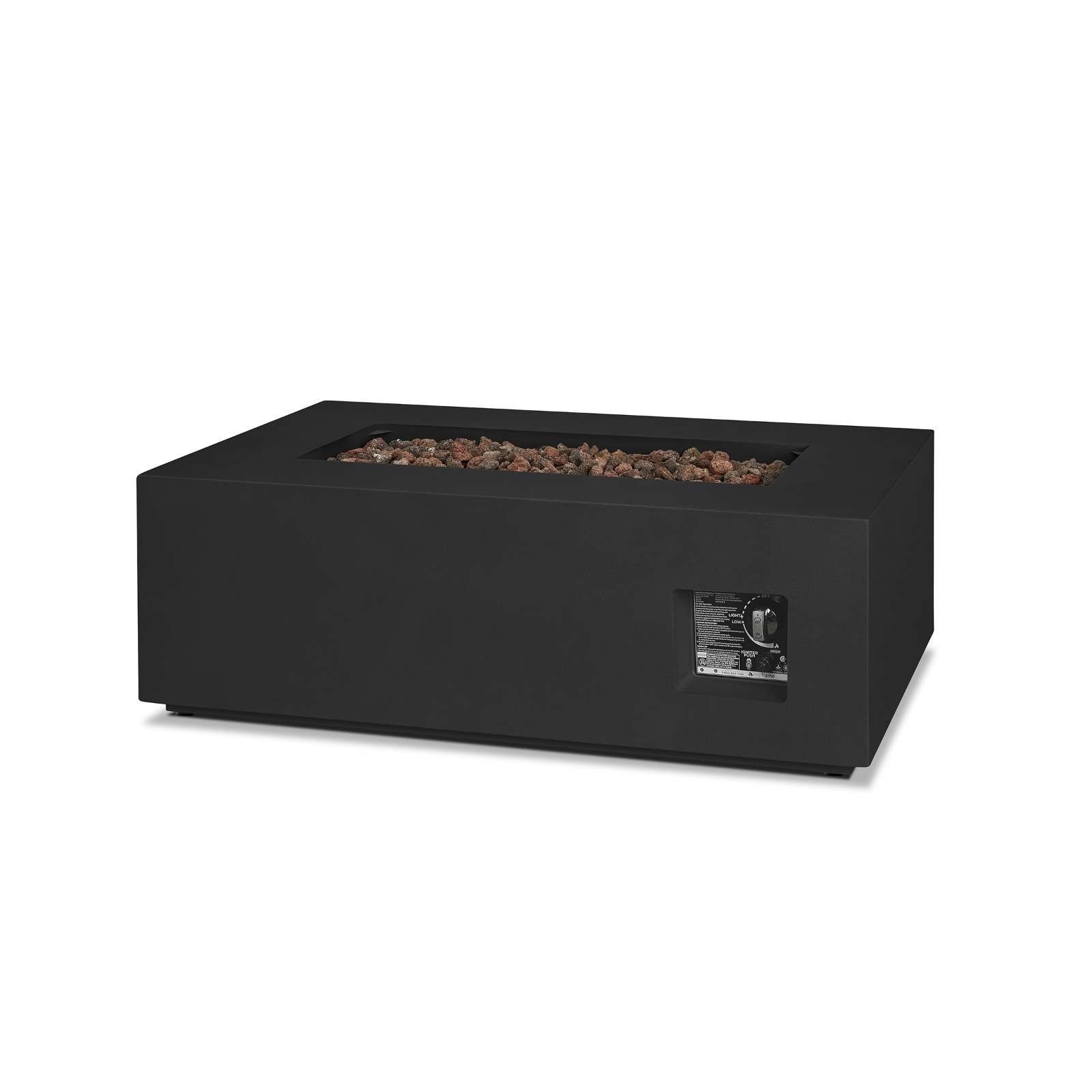 Real Flame Aegean 42″ Rectangle Propane Gas Outdoor Fire Table - Image 5