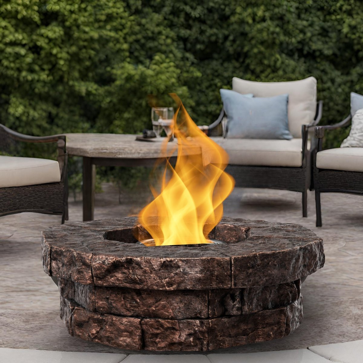 Red Barrel Studio Kimily Propane Outdoor Fire Pit - Image 8