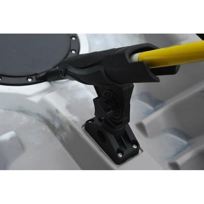 Brooklyn Kayak UH-FK184-GRY 9 ft. 2 in. Sit on Top Single Fishing Kayak Seat And Paddle – Grey Camo - Image 6