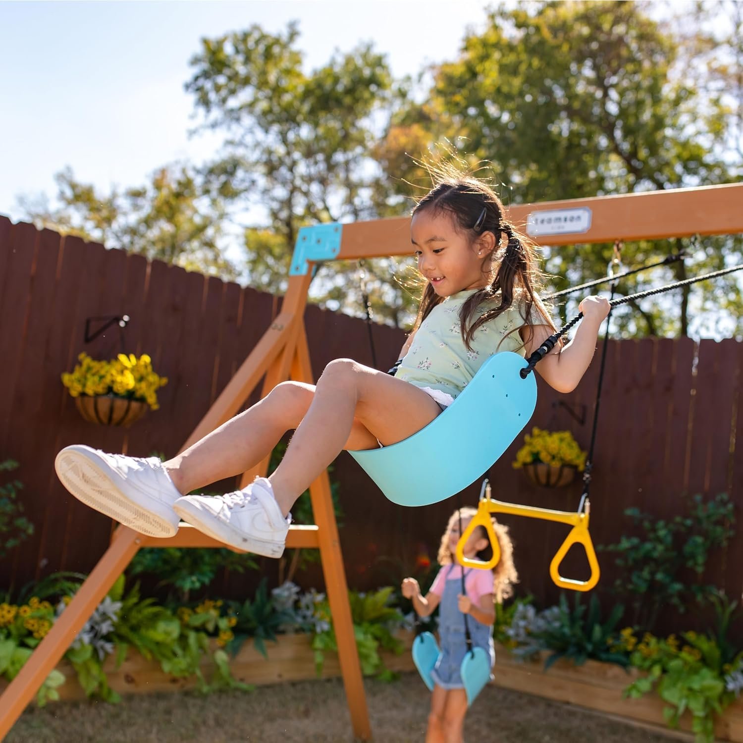Teamson Kids Laguna Swing Set Playset - Image 9
