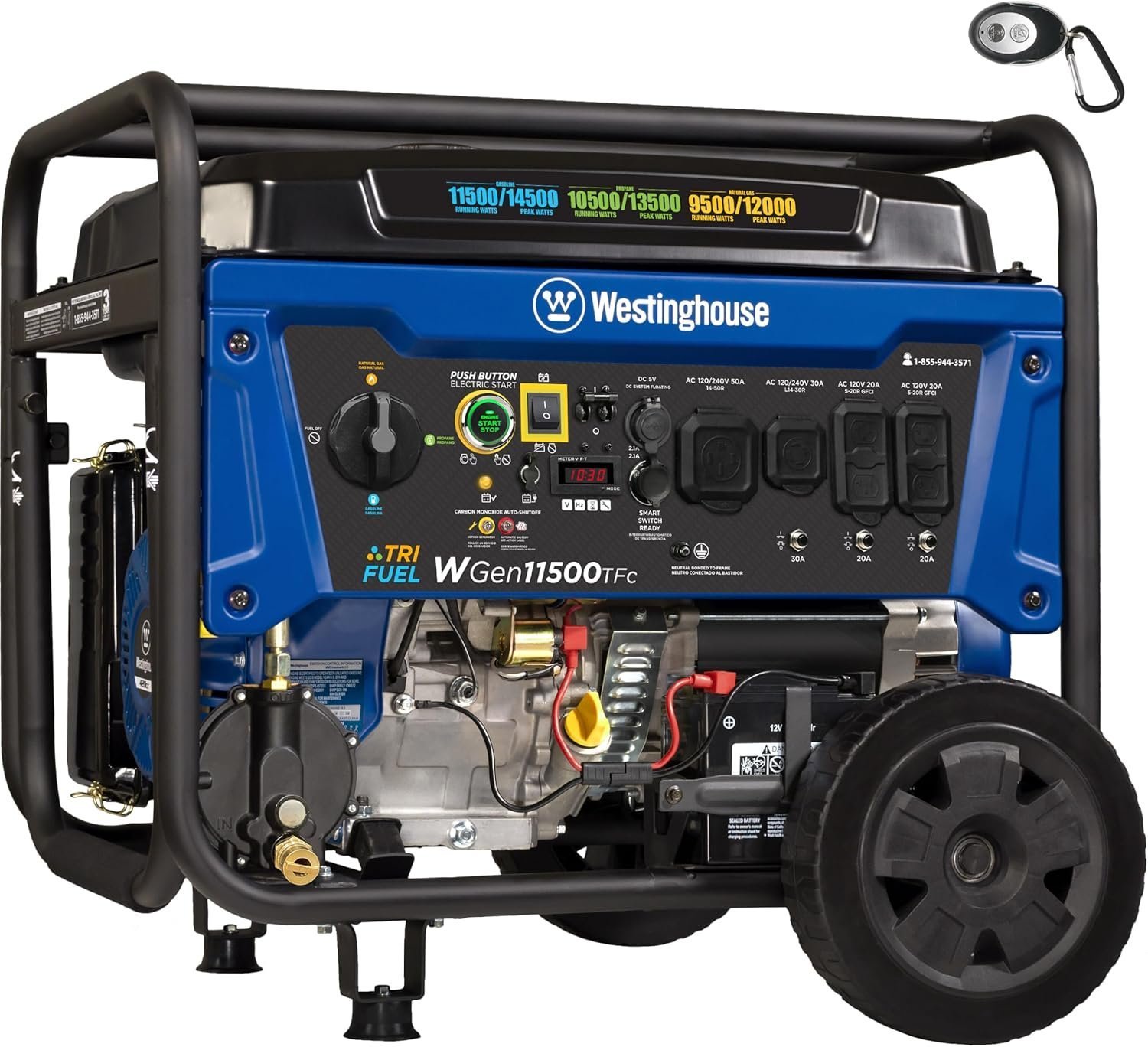 Westinghouse 14,500 Watt Tri-Fuel Portable Generator