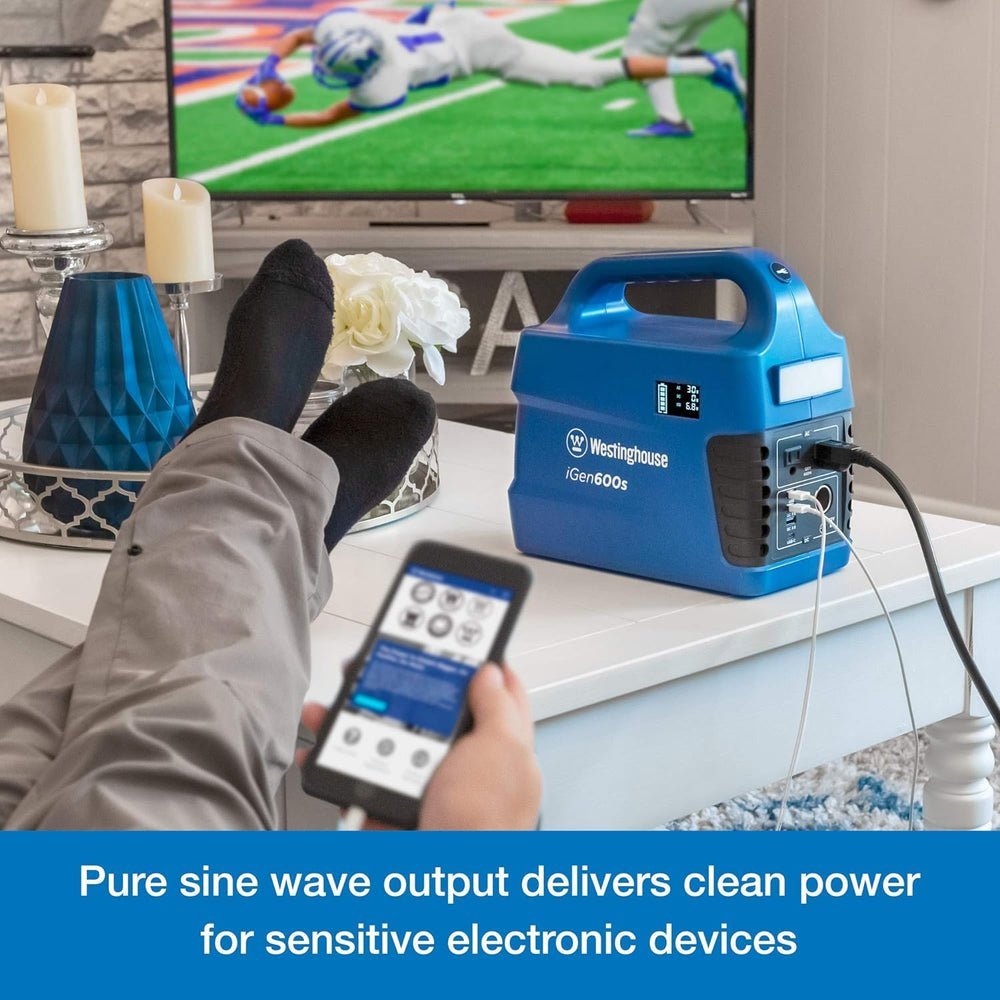 Westinghouse iGen600s Portable Power Station 600W 592Wh New - Image 3