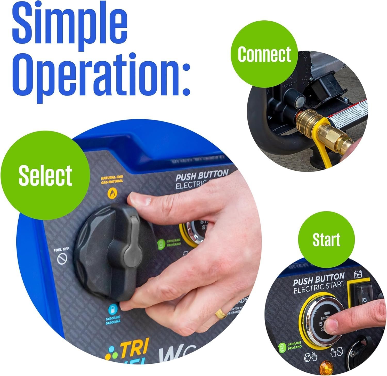 Westinghouse 14,500 Watt Tri-Fuel Portable Generator - Image 11