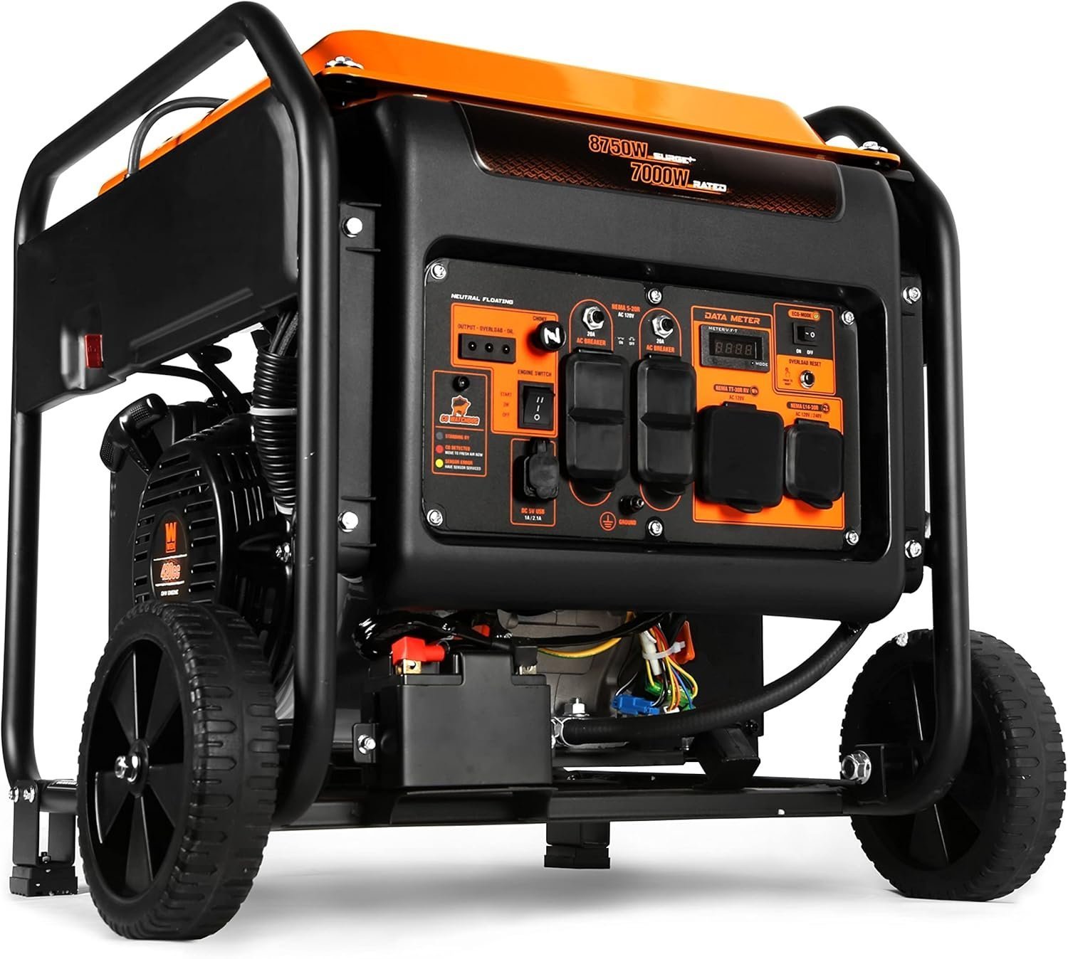 WEN DF875iX 8750-Watt RV and Transfer-Switch-Ready 120V/240V Dual - Image 6