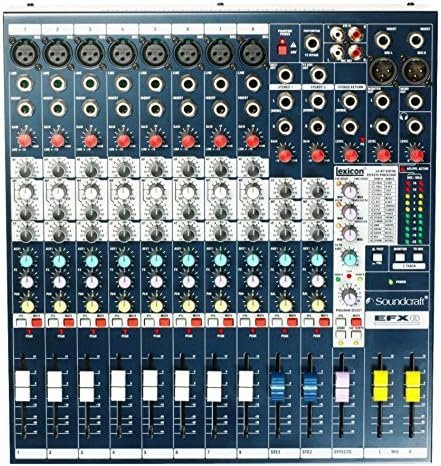 Soundcraft EFX8 High-Performance 8-Channel Lexicon Effect Mixer - Image 4
