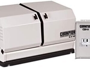 Champion Power Equipment 100177 8.5-kW Home Standby Generator with 50-Amp Outdoor-Rated Automatic Transfer Switch