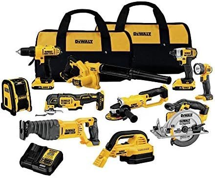 DEWALT 20V MAX Power Tool Combo Kit, 10-Tool Cordless Power Tool Set with 2 Batteries and Charger (DCK1020D2) - Image 2