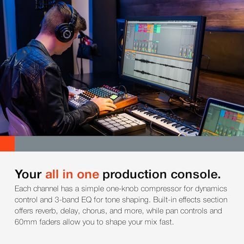 Tascam Model 12 All-in-One 12-track Digital Multitrack Mixing and Recording Studio, Mixer, USB Audio Interface and DAW Controller - Image 8