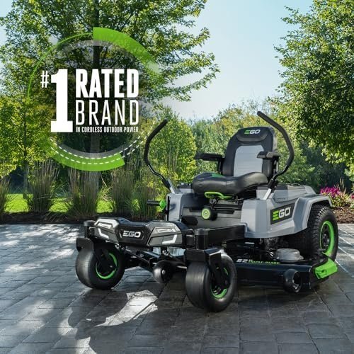 EGO Power+ Electric Riding Lawn Mower, 52″ Deck with Zero Turn Radius, Includes (6) 56V 12.0Ah Batteries and Charger – ZT5207L - Image 5