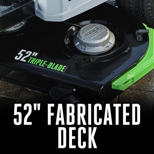 EGO Power+ Electric Riding Lawn Mower, 52″ Deck with Zero Turn Radius, Includes (6) 56V 12.0Ah Batteries and Charger – ZT5207L - Image 3