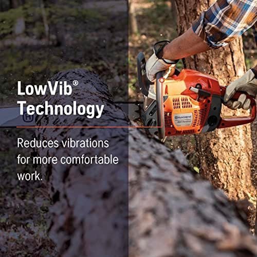 Husqvarna 460 Rancher Gas Powered Chainsaw, 60.3-cc 3.6-HP, 2-Cycle X-Torq Engine, 24 Inch Chainsaw with Automatic Adjustable Oil Pump, For Wood Cutting, Tree Trimming and Land Clearing - Image 3