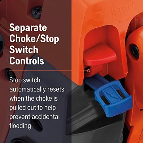 Husqvarna 460 Rancher Gas Powered Chainsaw, 60.3-cc 3.6-HP, 2-Cycle X-Torq Engine, 24 Inch Chainsaw with Automatic Adjustable Oil Pump, For Wood Cutting, Tree Trimming and Land Clearing - Image 6