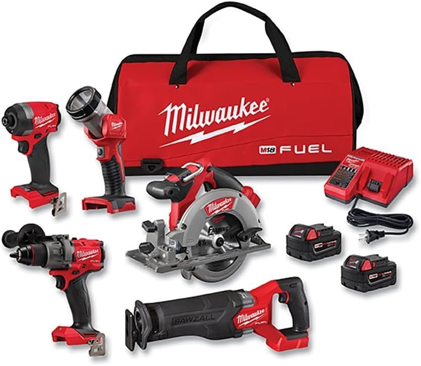 Milwaukee M18 FUEL 5 Tool Combo Kit