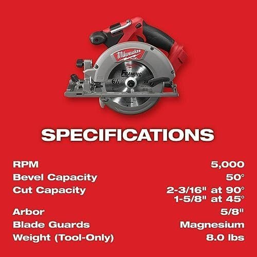 Milwaukee M18 FUEL 18V Lithium-Ion Brushless Cordless Combo Kit with Two 5.0 Ah Batteries, 1 Charger, 2 Tool Bags (7-Tool) - Image 5