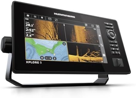 Humminbird XPLORE 9 GPS Fish Finder with Transducer, MEGA Side Imaging+ & HD Touchscreen Display - Image 3