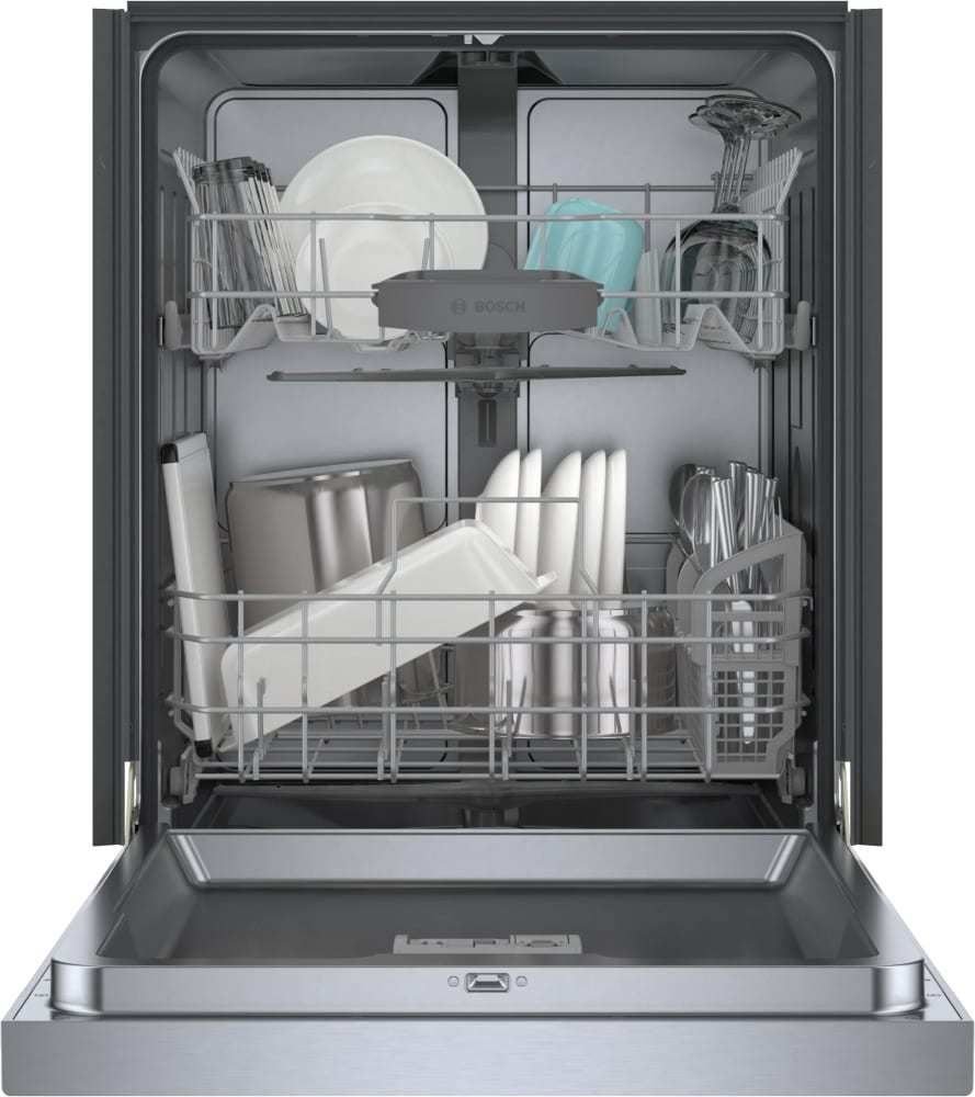 Bosch SHE41CM5N 300 Series 24″ Dishwasher 48 db – Recessed Handle, Stainless Steel - Image 6