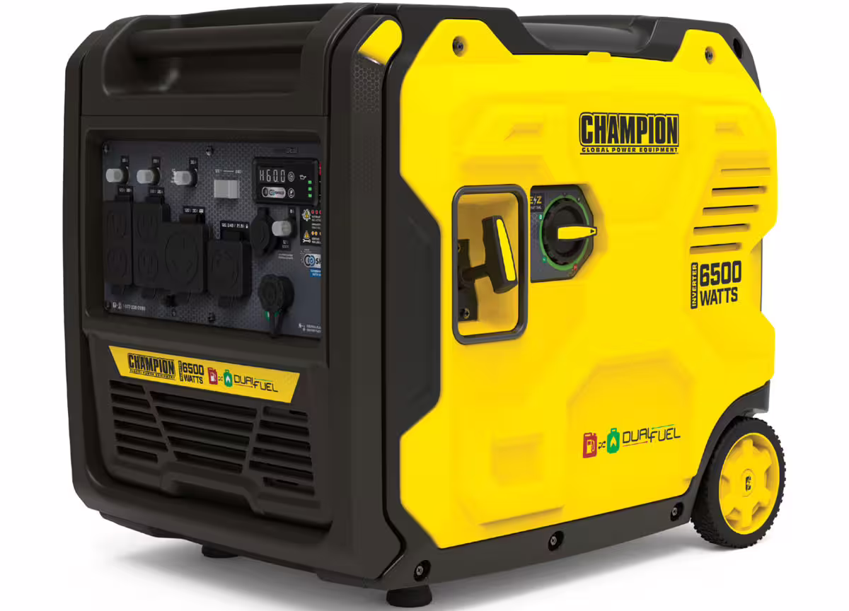 Champion Power Equipment 6500W Dual Fuel Port Inverter Generator 201532