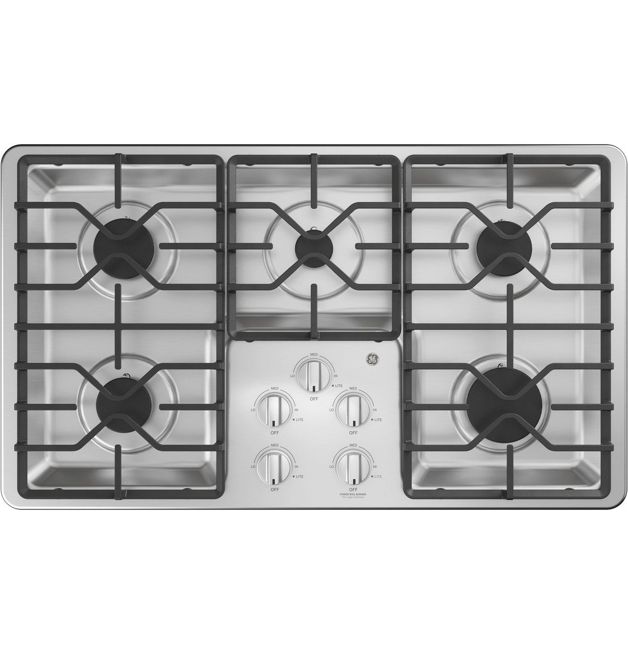 GE 36″ Built-In Gas Cooktop JGP3036SLSS
