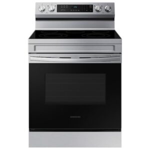 Samsung 6.3 Cu. Ft. Smart Freestanding Electric Range NE63A6311SS